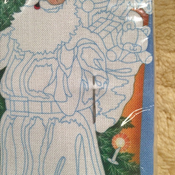 Vintage Sunset Stitchery Father Christmas stocking kit